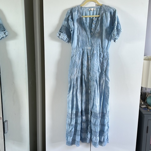 ✨ NWOT LOVESHACKFANCY Edie midi dress - Picture 5 of 10